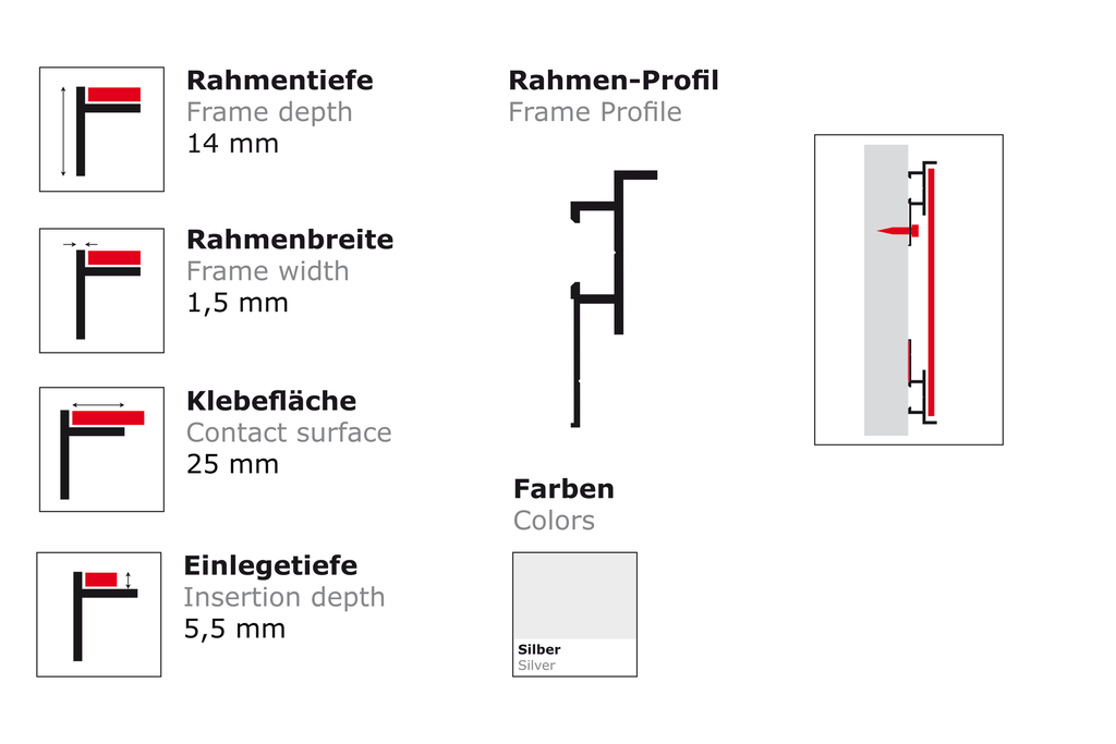 e-X 14 plus | Rahmenprofil |  DIASEC (2)